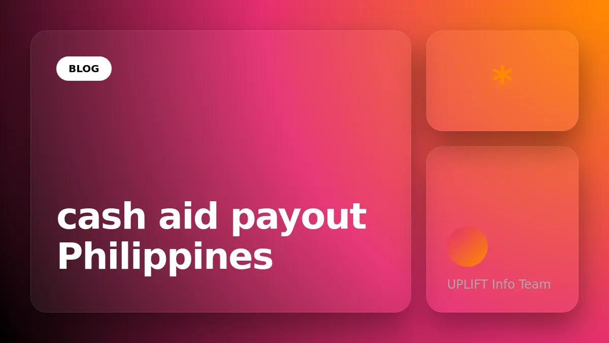 UPLIFT Payout Schedule — Monthly Calendar, Payment Channels by Group, and Regional Distribution Timeline